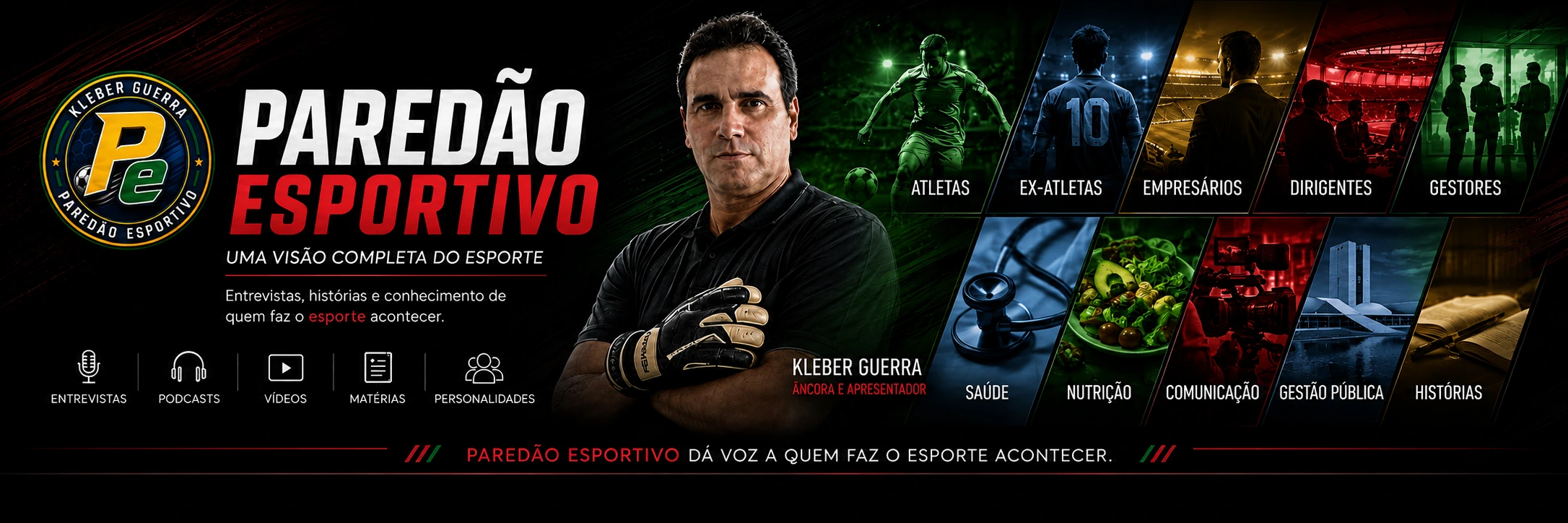 Paredão Esportivo, plataforma de entrevistas e conteúdos sobre o ecossistema do esporte